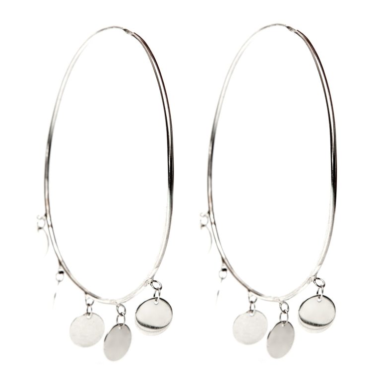 Kolczyki koła z blaszkami ZoZo Design