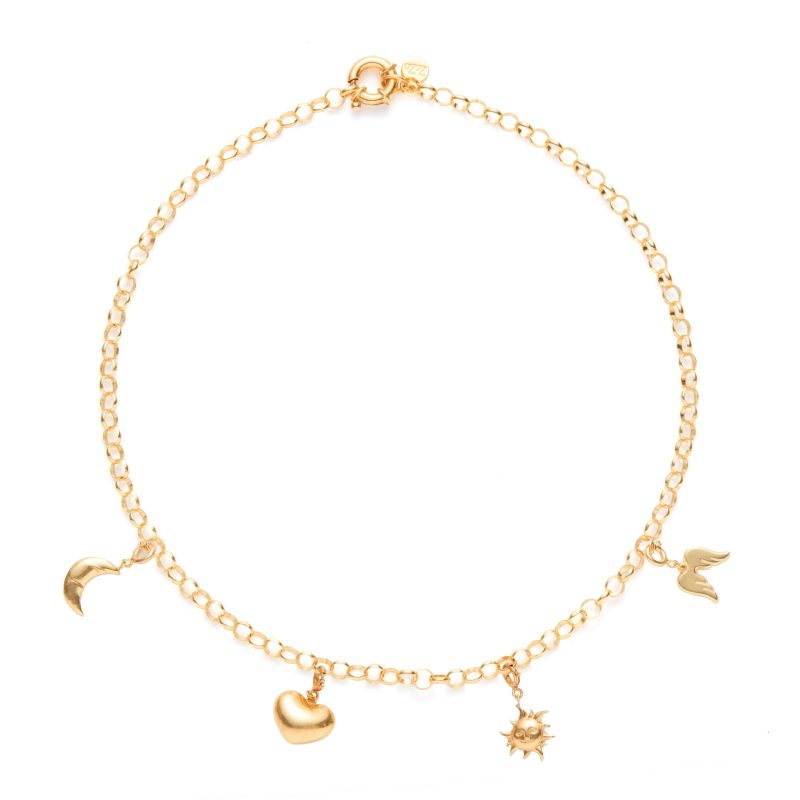ZOZO CHARMS - Choker z dmuchanymi przywieszkami do wyboru z łańcuszka rollo - Image 7