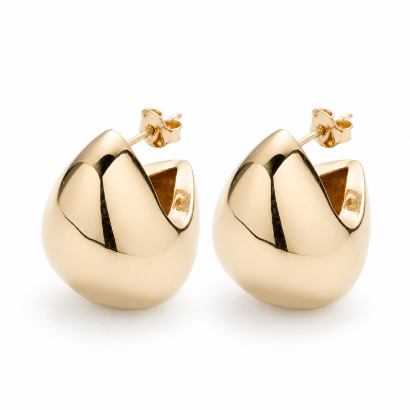 ALLEGRA gold earrings - L (DROPS)