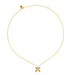 Choker pozłacany LIONA (literka 1cm)