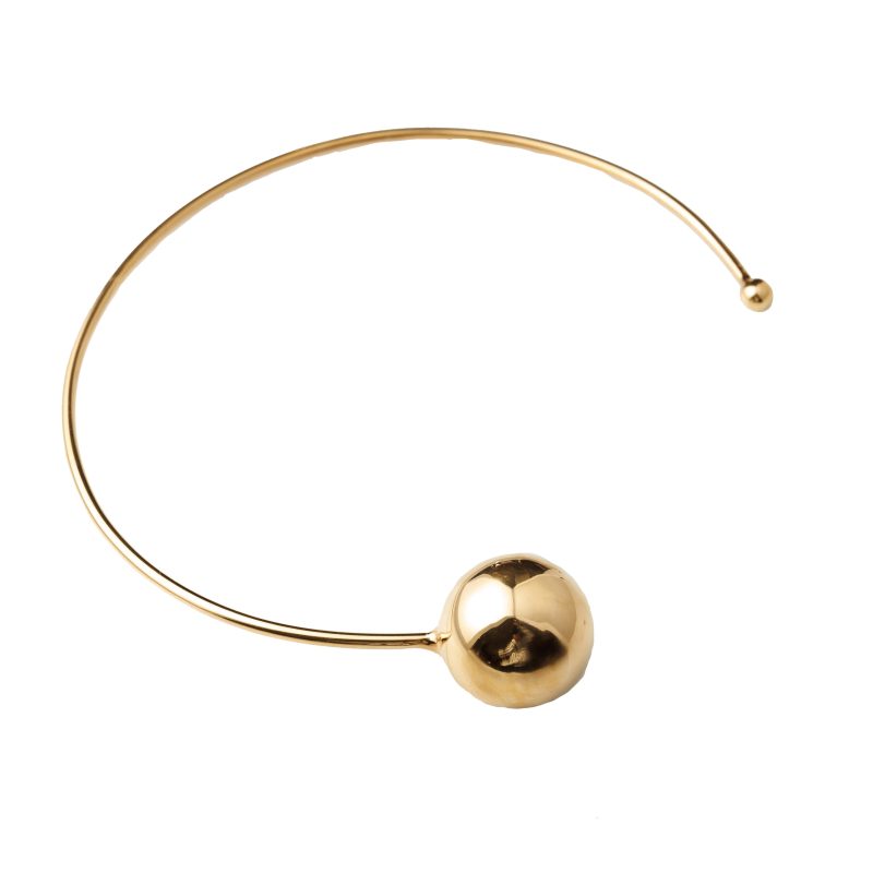 Choker / kolia pozłacany SERENA