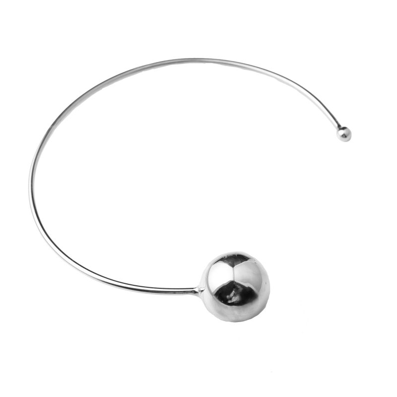 Choker / kolia srebrny SERENA