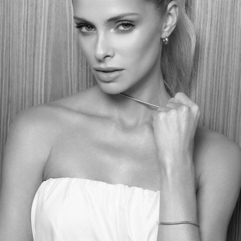Choker srebrny VIGNA (żmijka)