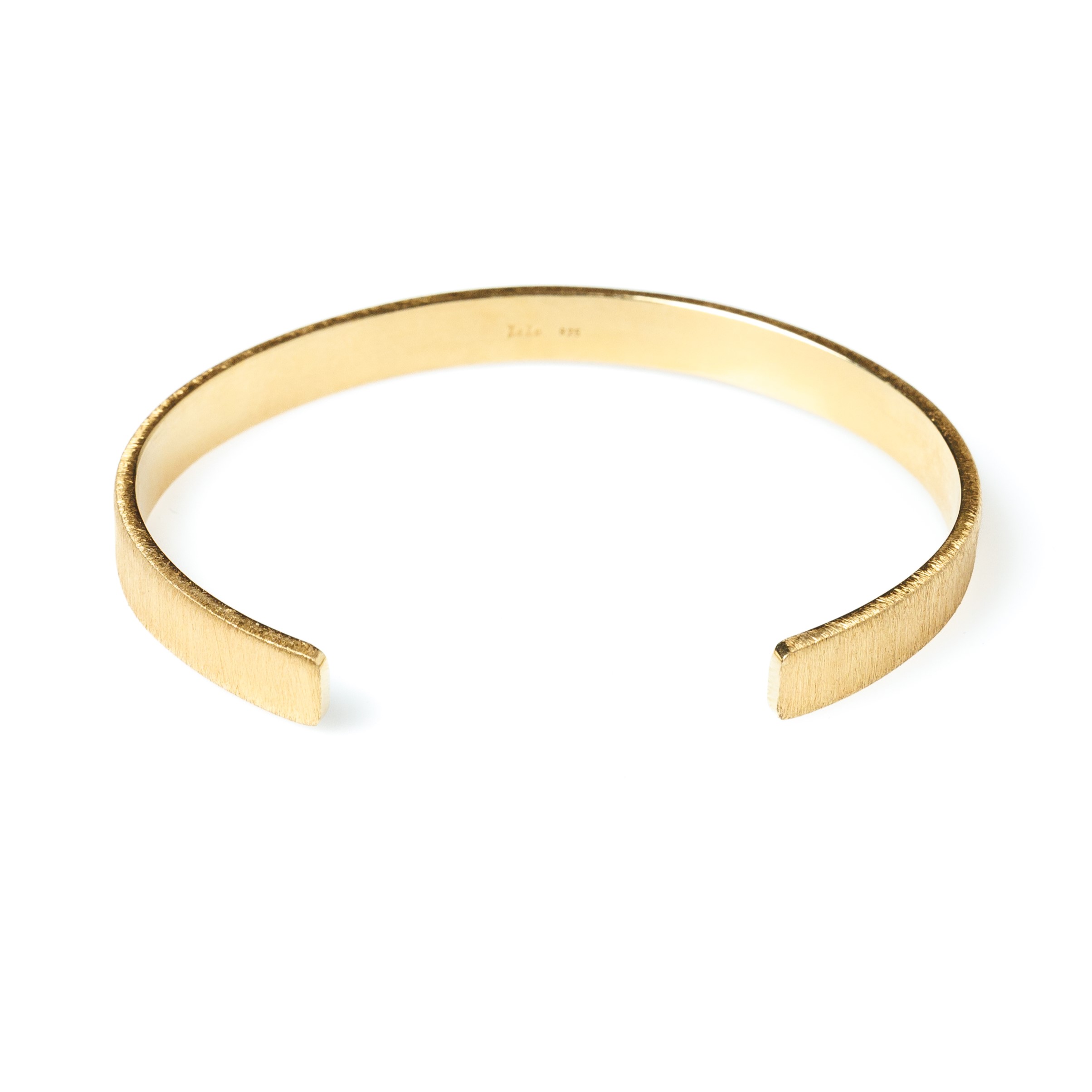 Bransoletka męska pozłacana satynowa ENRICO