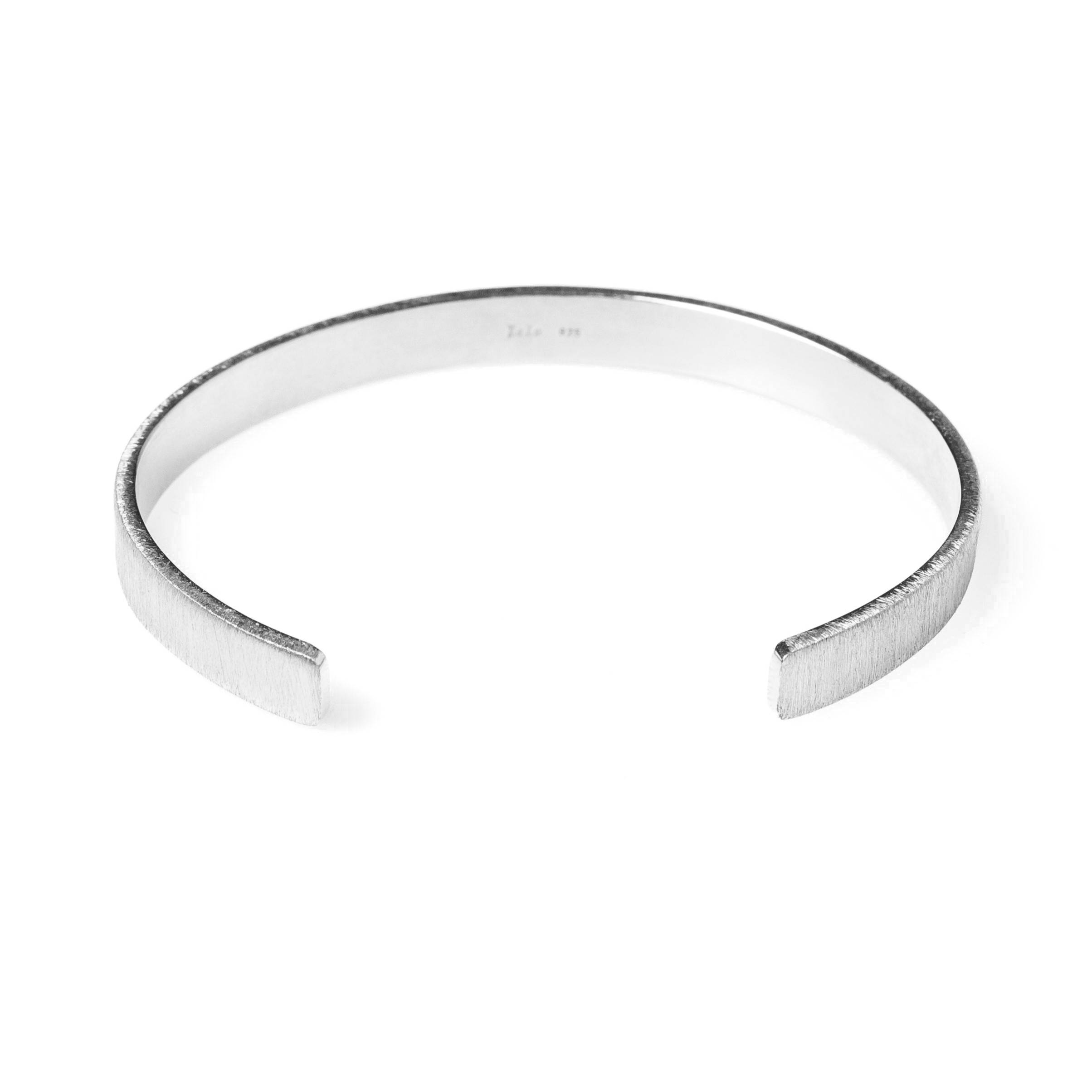 Bransoletka męska srebrna satynowa ENRICO