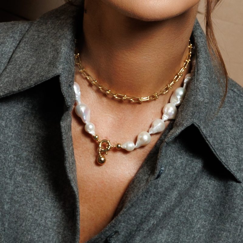 Choker ANGELICA (perły)