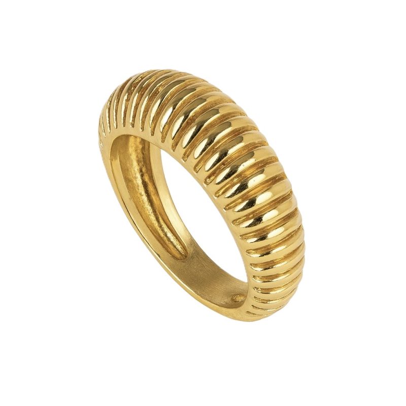 Pierścionek pozłacany ELETTRA