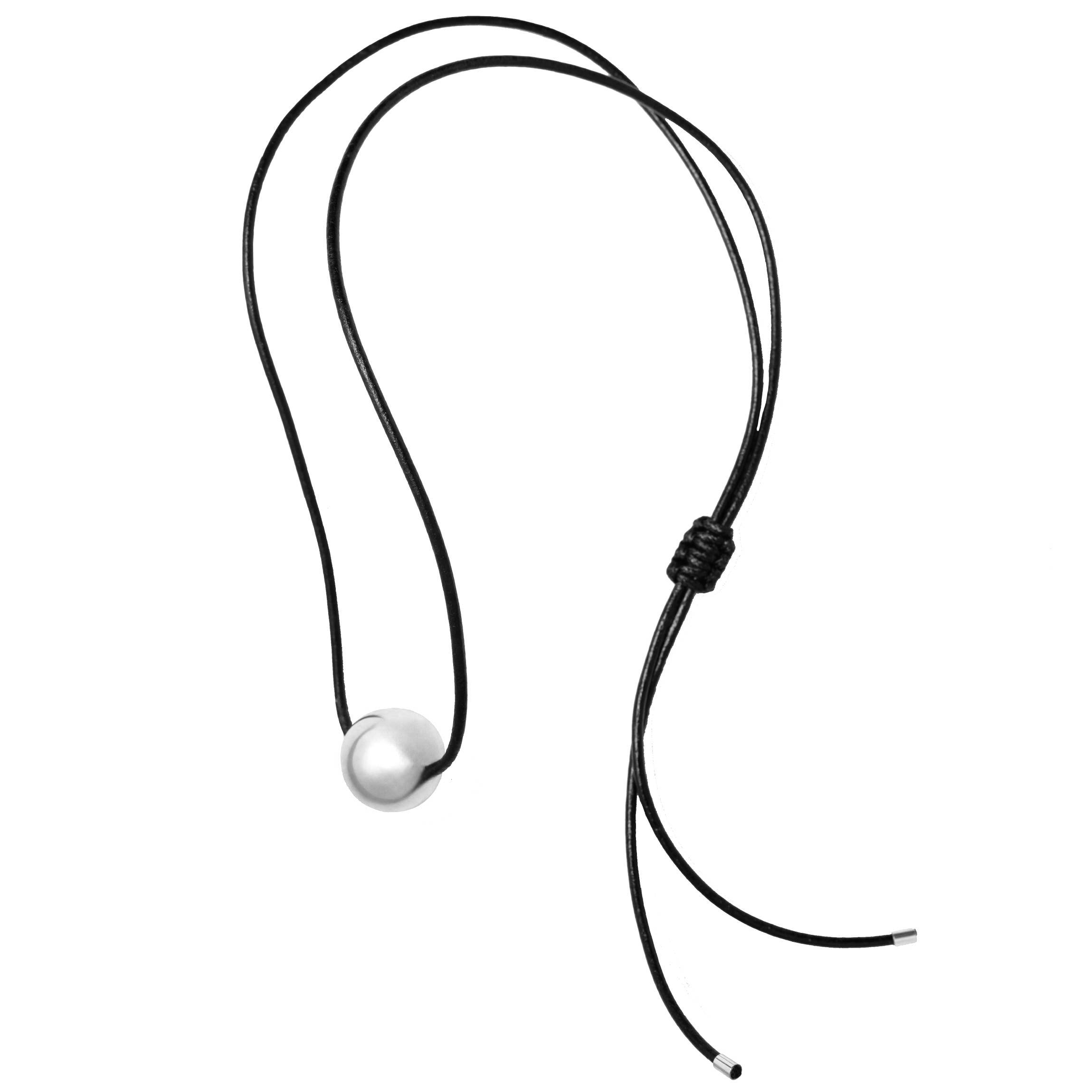 Choker srebrny - SORVELLA (RZEMYK)