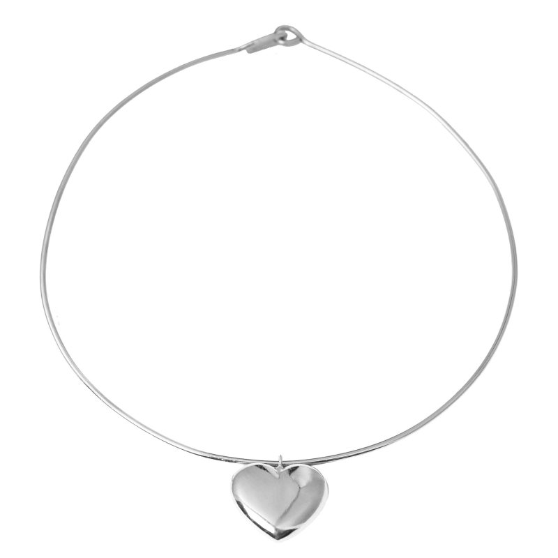 Choker / kolia srebrna ROSALIA