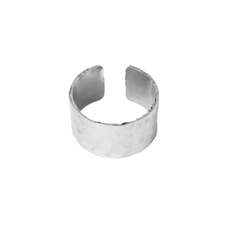 Obrączka szeroka srebrna VIVIANA (1 cm) - Image 2