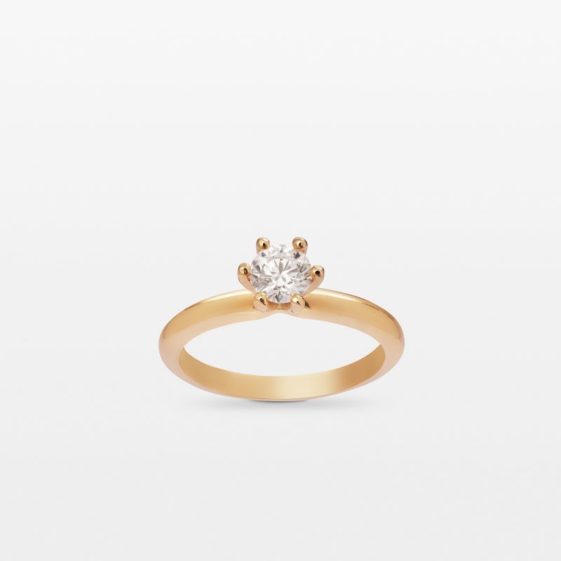 Pierścionek z diamentem LAB - LILIANA (0,50 ct)