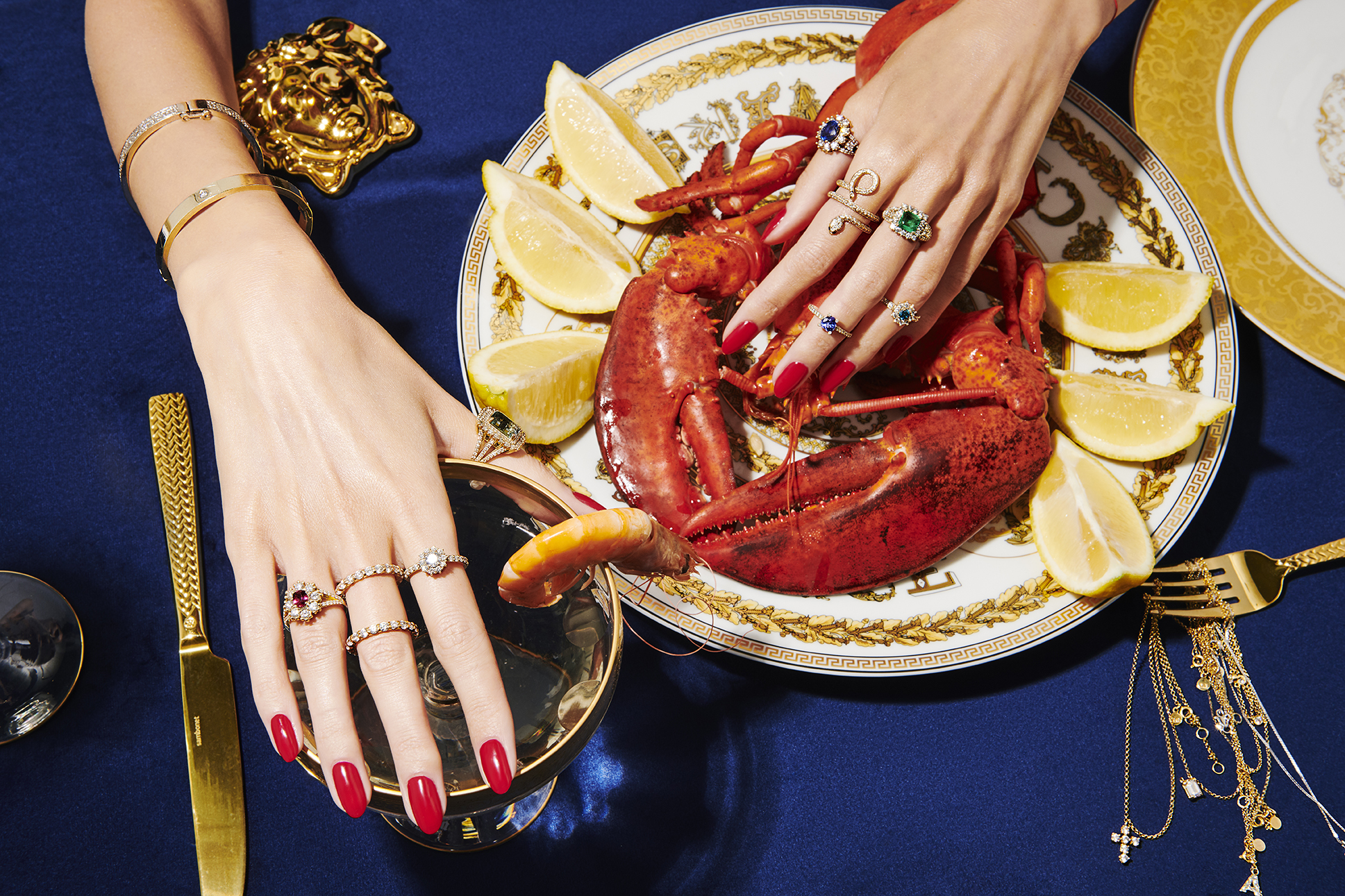 Piers╠ücionki z Kamieniami Szlachetnymi