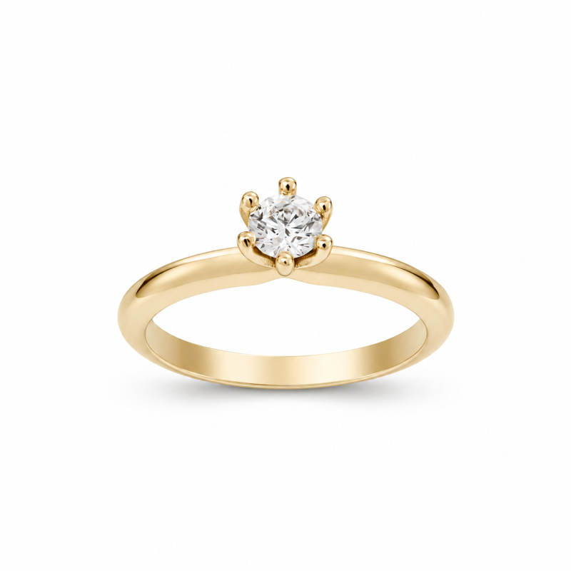 Pierścionek z diamentem LAB - LILIANA (0,30 ct)