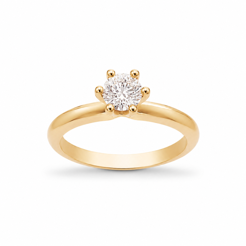 Pierścionek z diamentem LAB - LILIANA (0,40 ct)