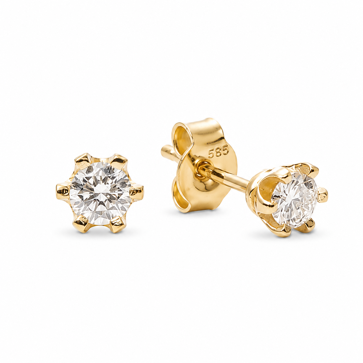 Kolczyki z diamentami LAB - VILIANA (1ct)