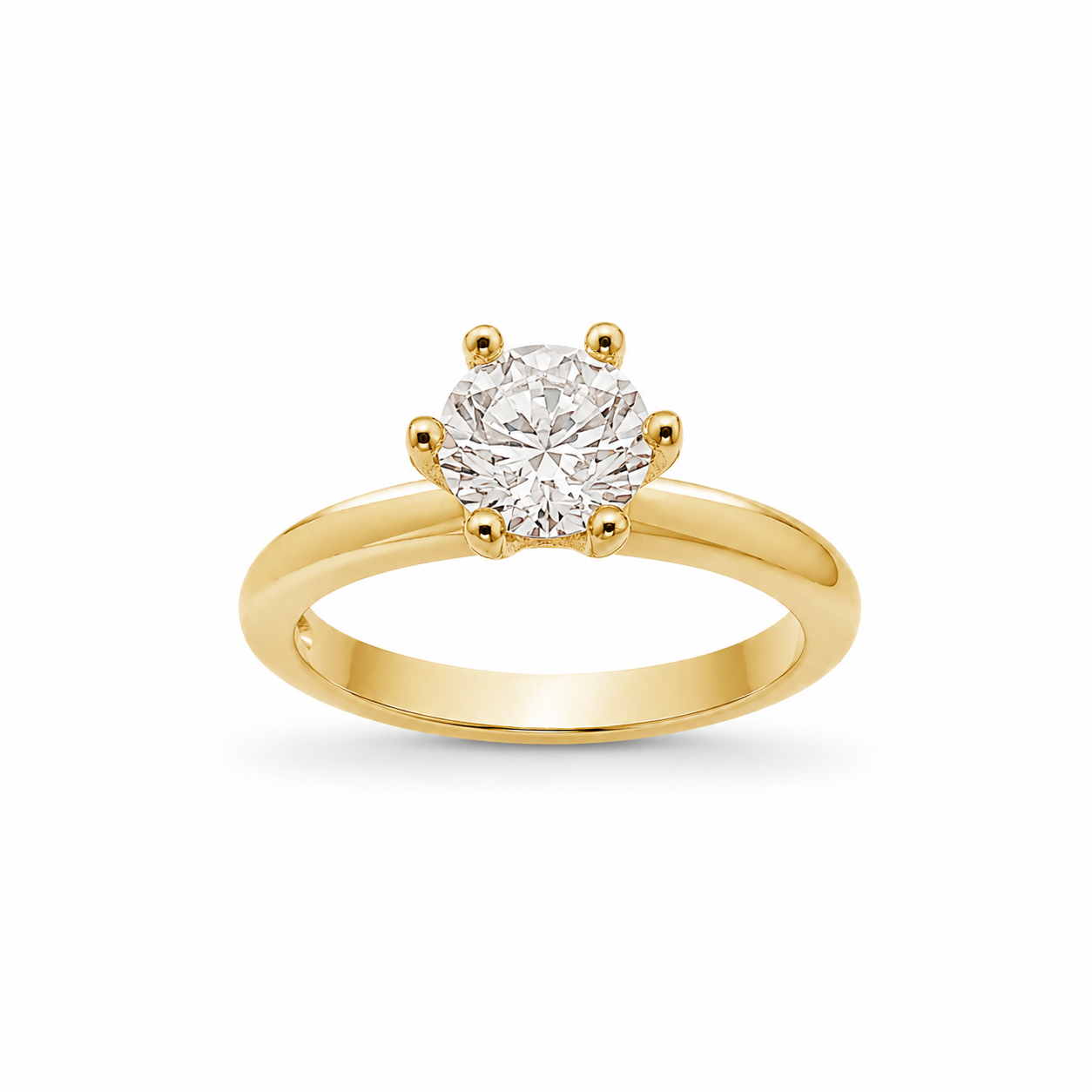 Pierścionek z diamentem LAB - LILIANA (0,82 ct)