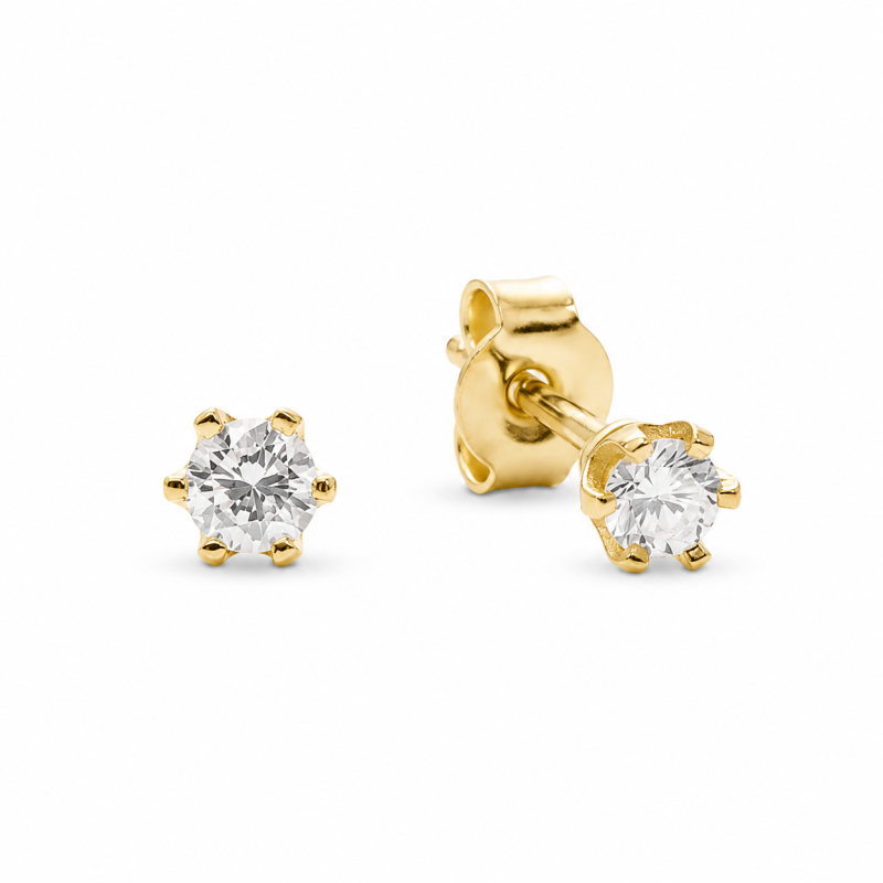 Kolczyki z diamentami LAB - VILIANA (0,5 ct)