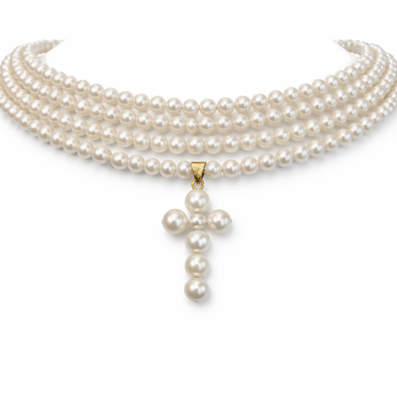 Choker HEIDI (perły)