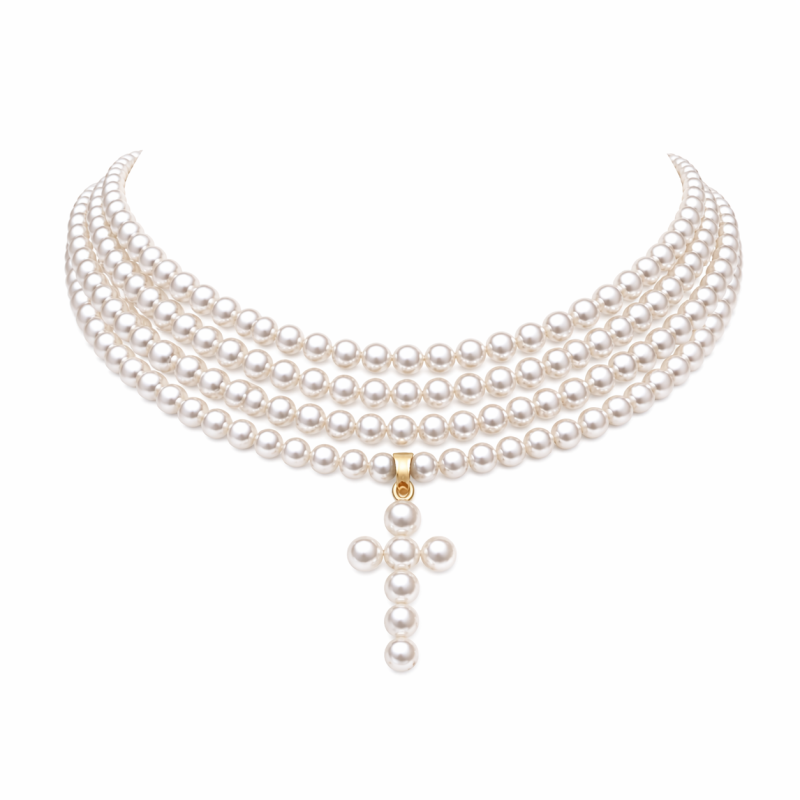 Choker HEIDI (perły)