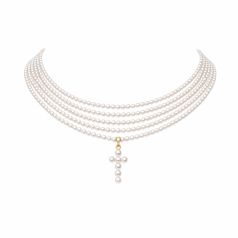 Choker MAGDALENA (perły)