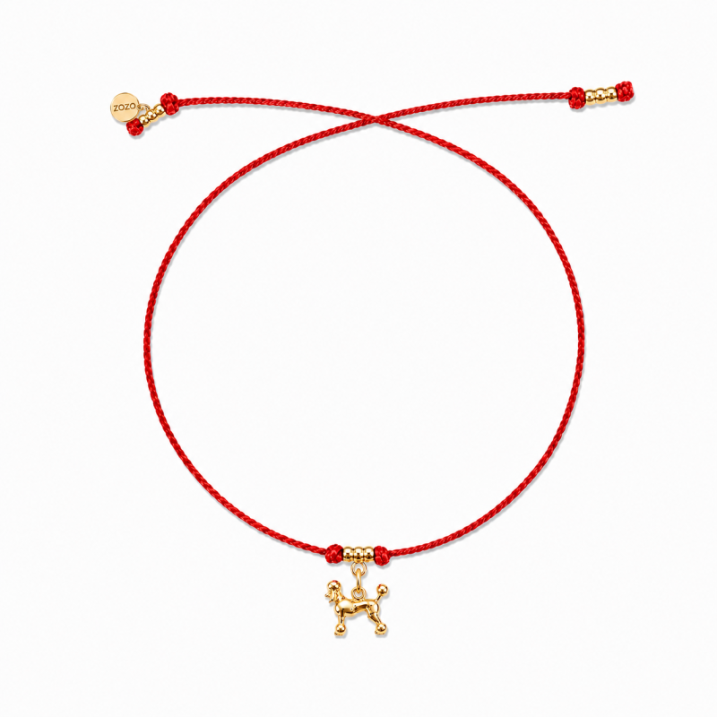 ZOZO CHARMS - bransoletka damska na szczęście PUDELEK