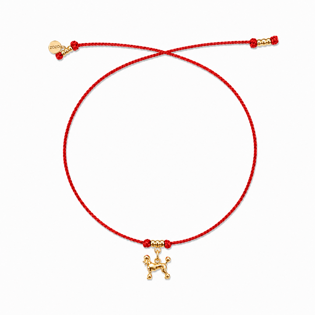 ZOZO CHARMS - bransoletka damska na szczęście PUDELEK
