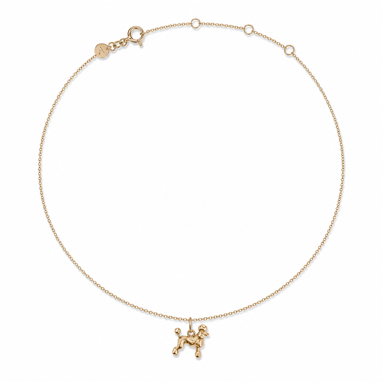 Choker pozłacany PUDELEK