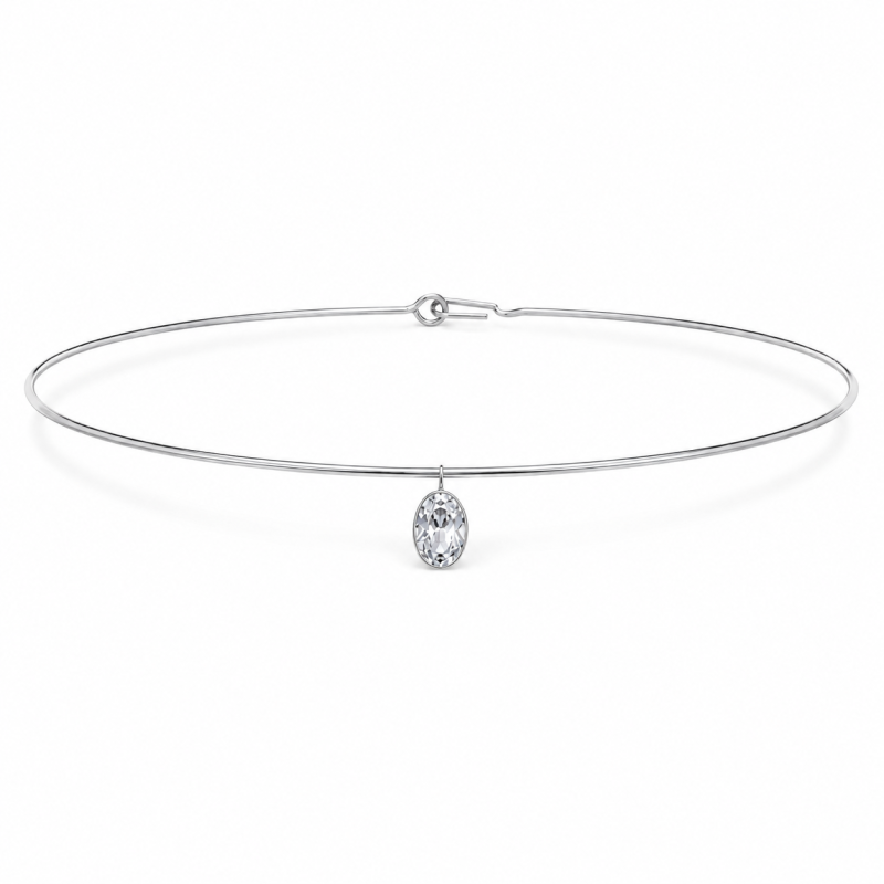 Choker / kolia srebrna KORNELIA