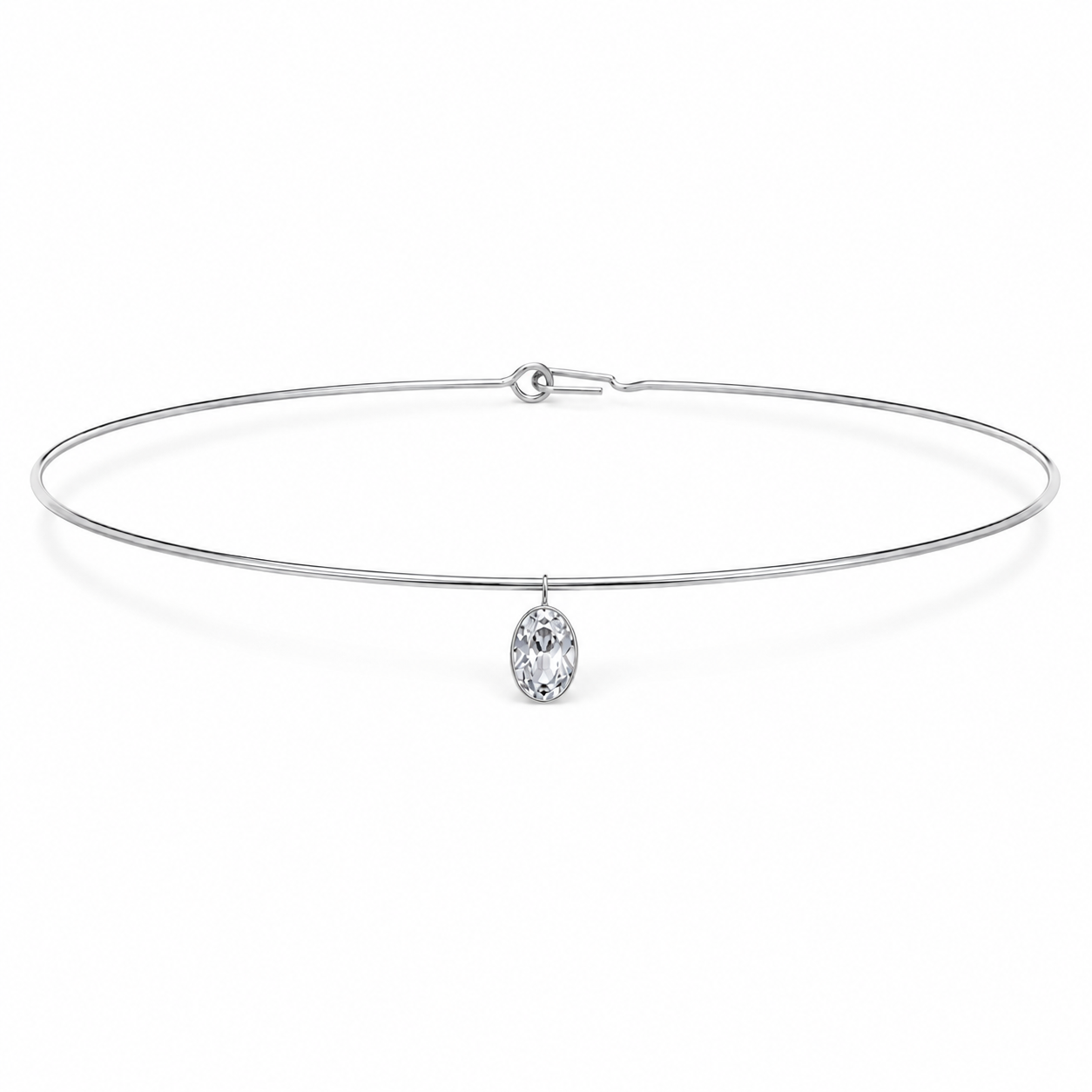 Choker / kolia srebrna KORNELIA