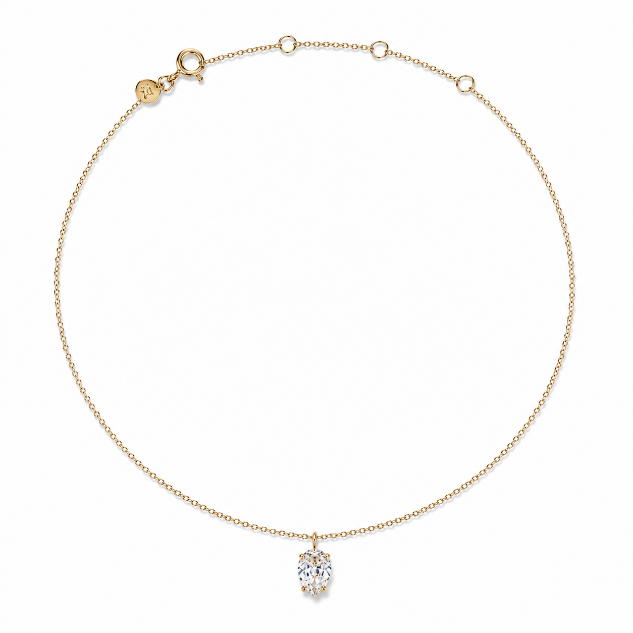 Choker pozłacany CAMILA - S