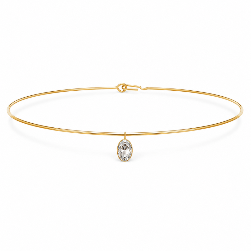 Choker / kolia pozłacany KORNELIA