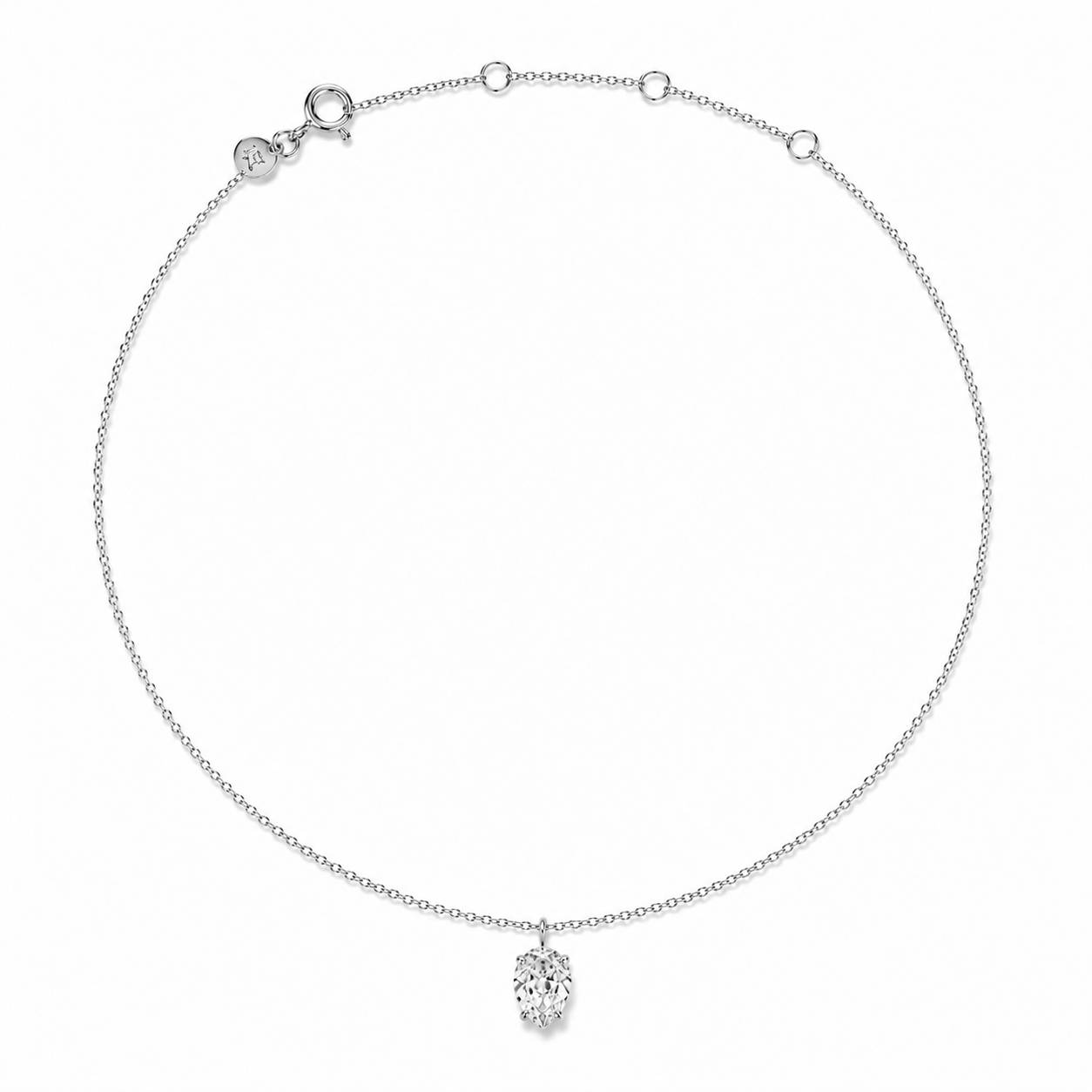 Choker srebrny KORNELIA PEAR - S