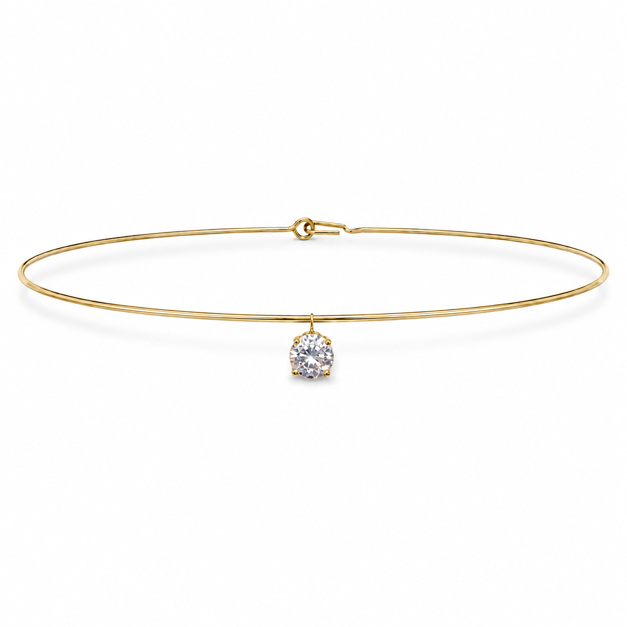 Choker / kolia pozłacany DIANA (12 mm)