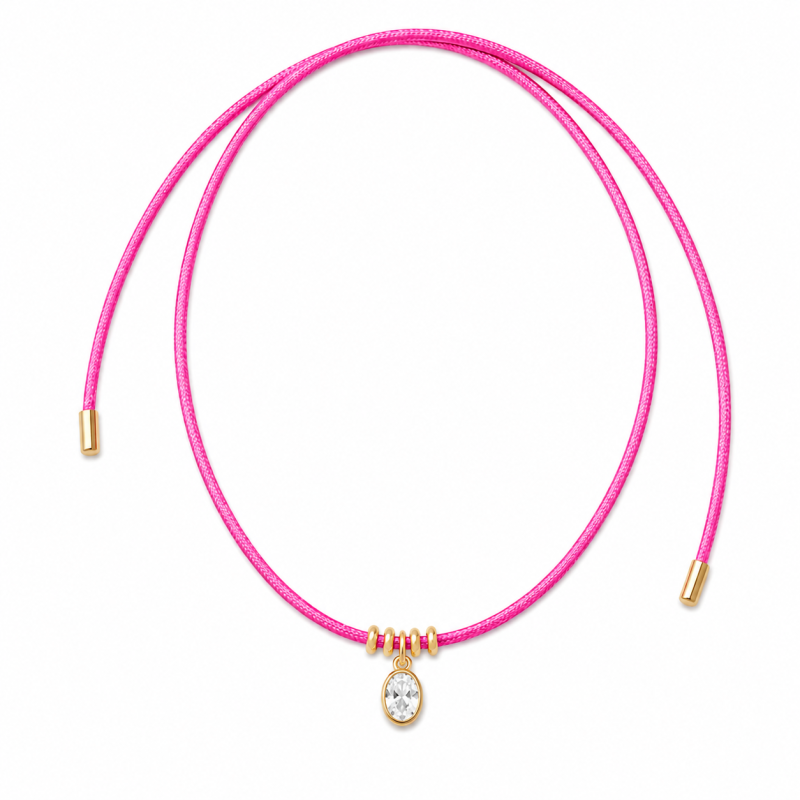 Choker pozłacany KORNELIA PINK