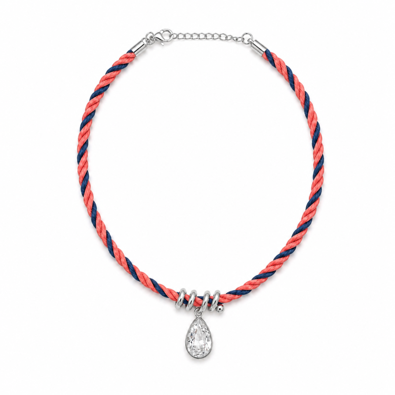 Choker srebrny KORNELIA ROMANCE