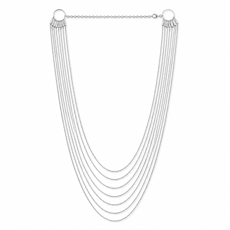 Choker / kolia srebrna LUCA