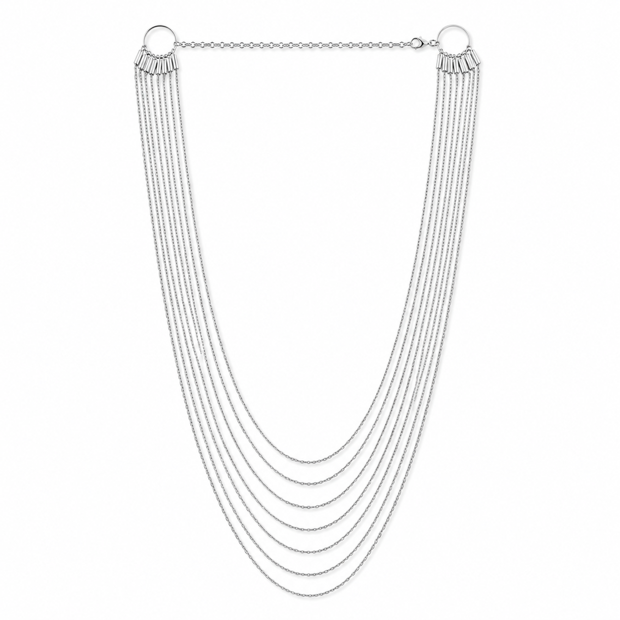 Choker / kolia srebrna LUCA