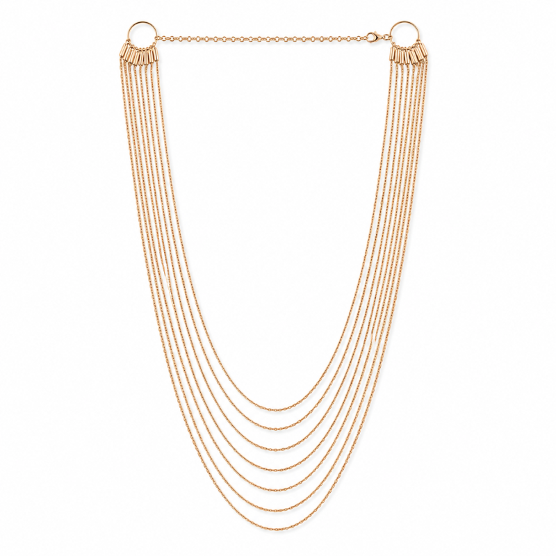 Choker / kolia pozłacana LUCA