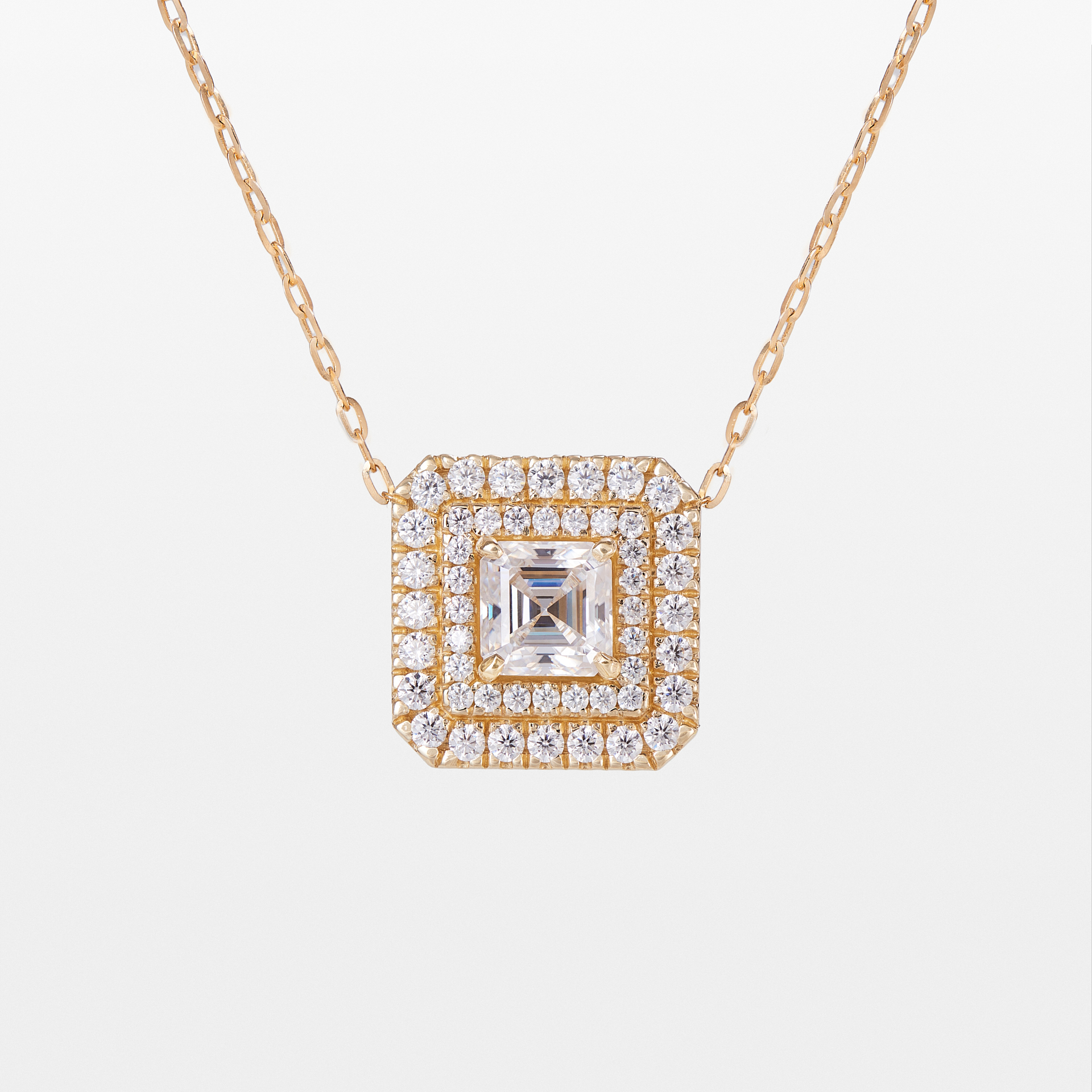Łańcuszek z diamentem LAB - KING