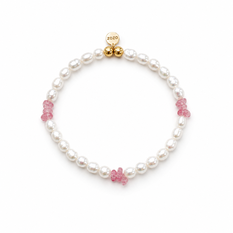 Bransoletka z pereł - LALUNA PINK