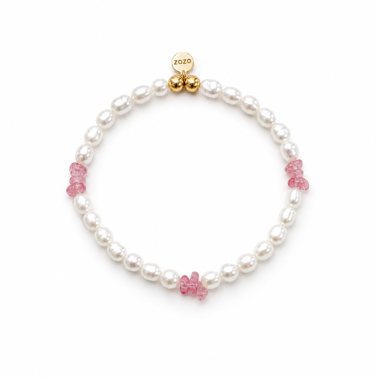 Bransoletka z pereł - LALUNA PINK