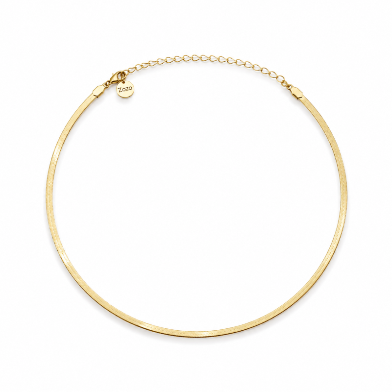 Choker pozłacany VIPERA MINI (żmijka)