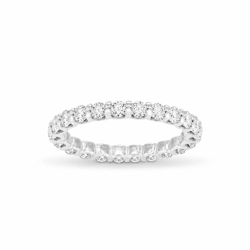Obrączka Diamond Ring (białe złoto)