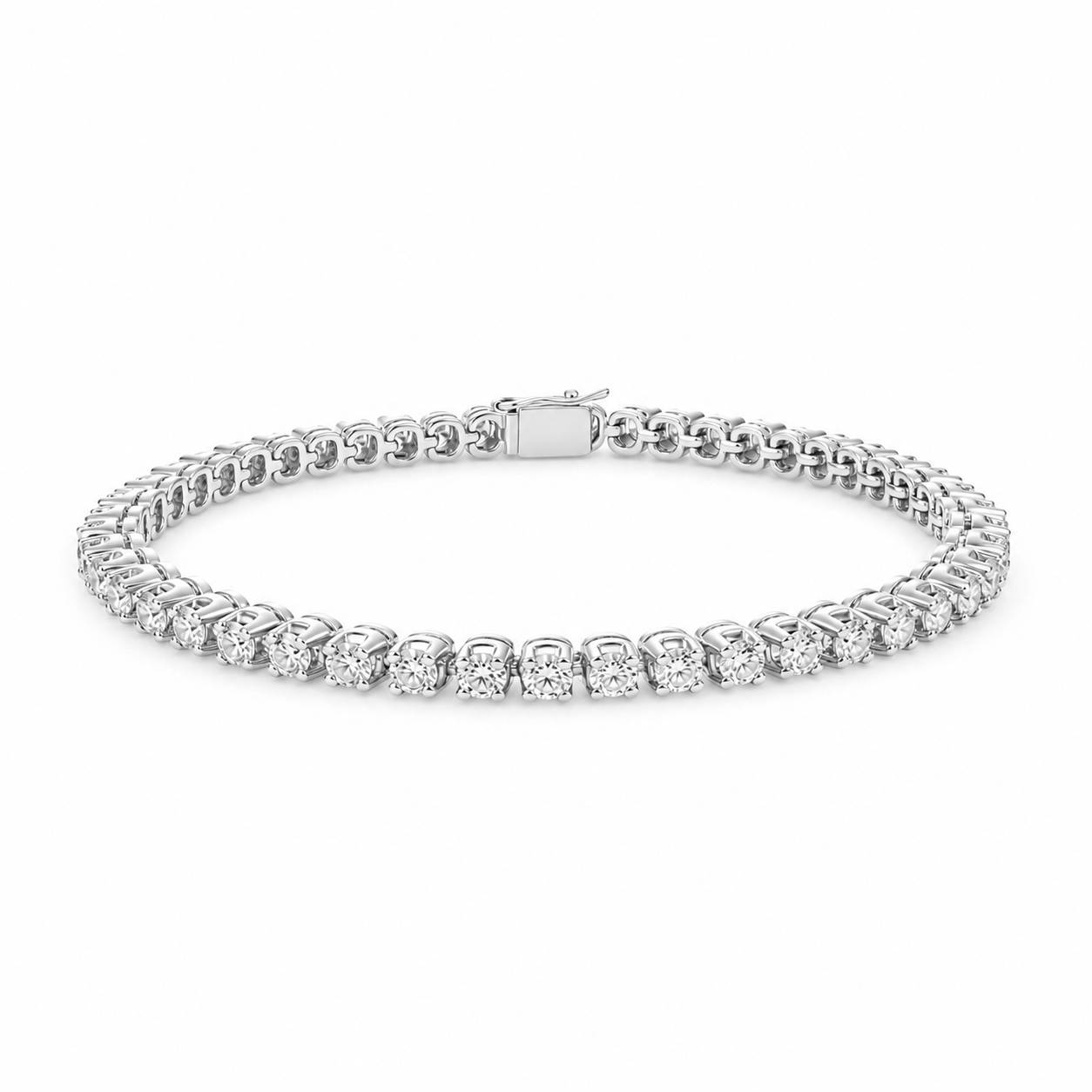 Bransoletka Tenisowa Diamonds (białe złoto)